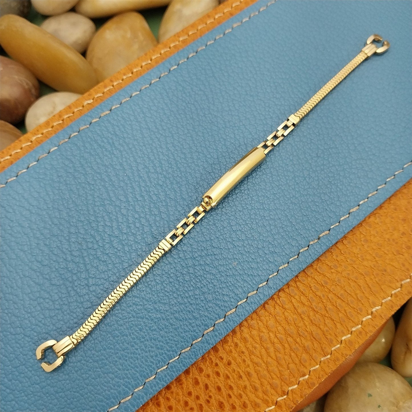 Ladies Hamilton Yellow Gold-Filled 1940s-1950s Vintage Cocktail Watch Band