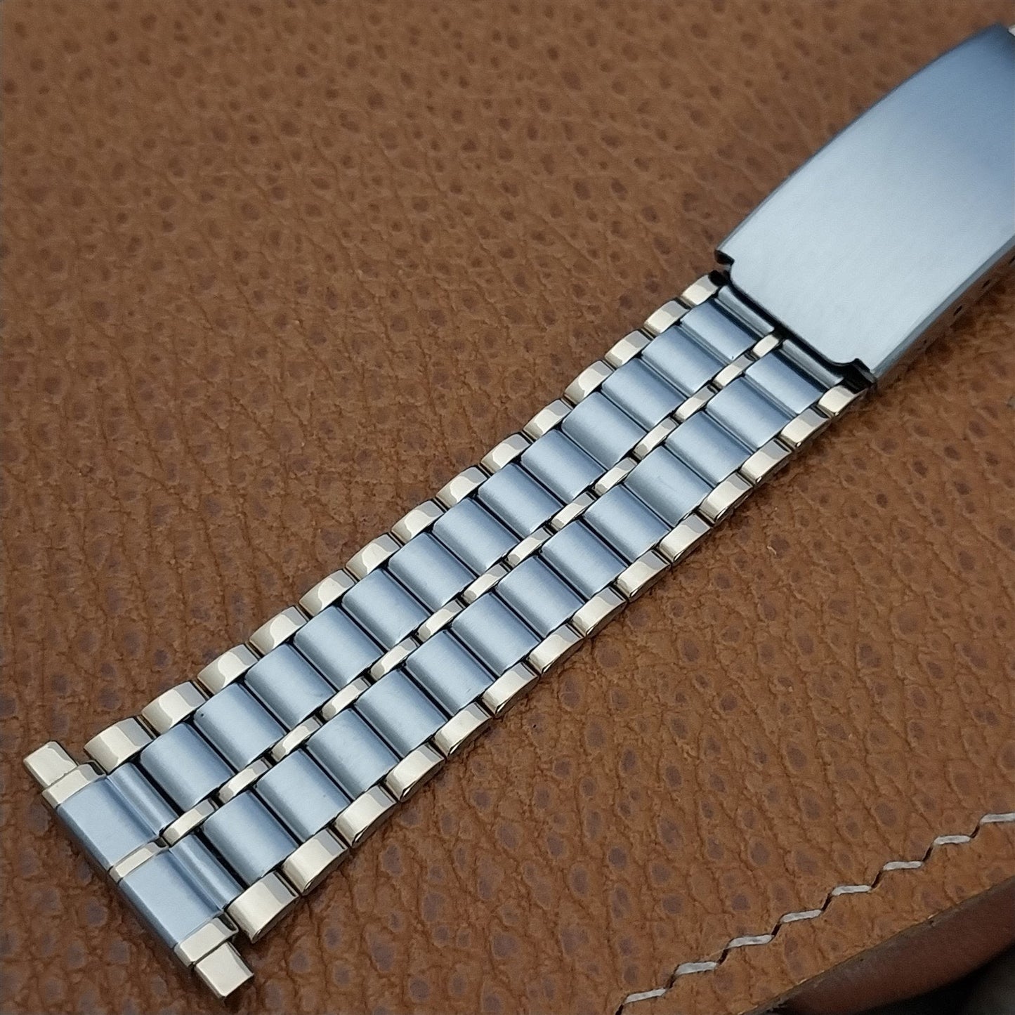 16mm 17mm 18mm 19mm 20mm Stainless Steel & Gold-Tone Kreisler Unused Watch Band