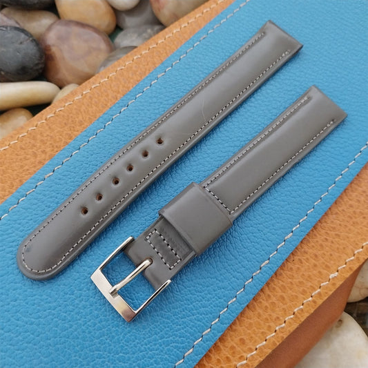 Vintage 16mm Padded Shell Cordovan Brown Town & Country Long 1950s Watch Band