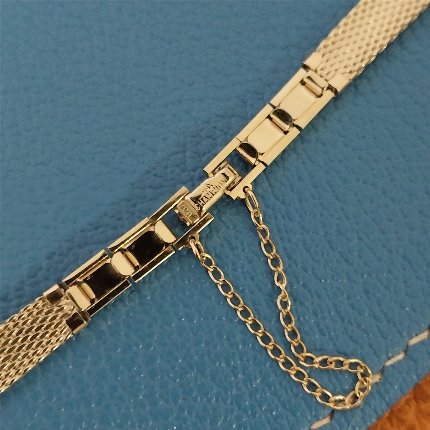 10k Yellow Gold-Filled Mesh Ladies JB Champion Unused 1960s Vintage Watch Band