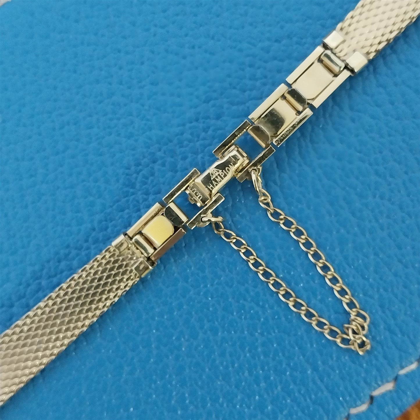 10k Yellow Gold-Filled Mesh Ladies JB Champion Unused 1960s Vintage Watch Band