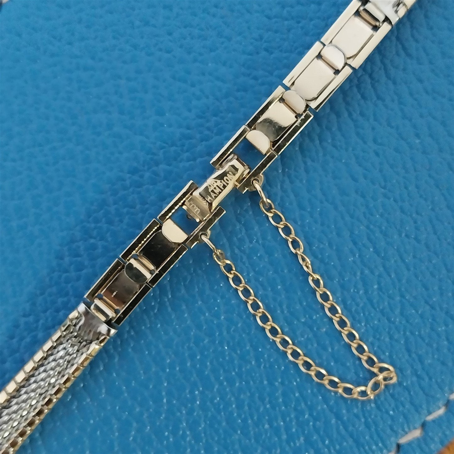 Classic Yellow Gold-Filled Ladies JB Champion Unused 1960s Vintage Watch Band