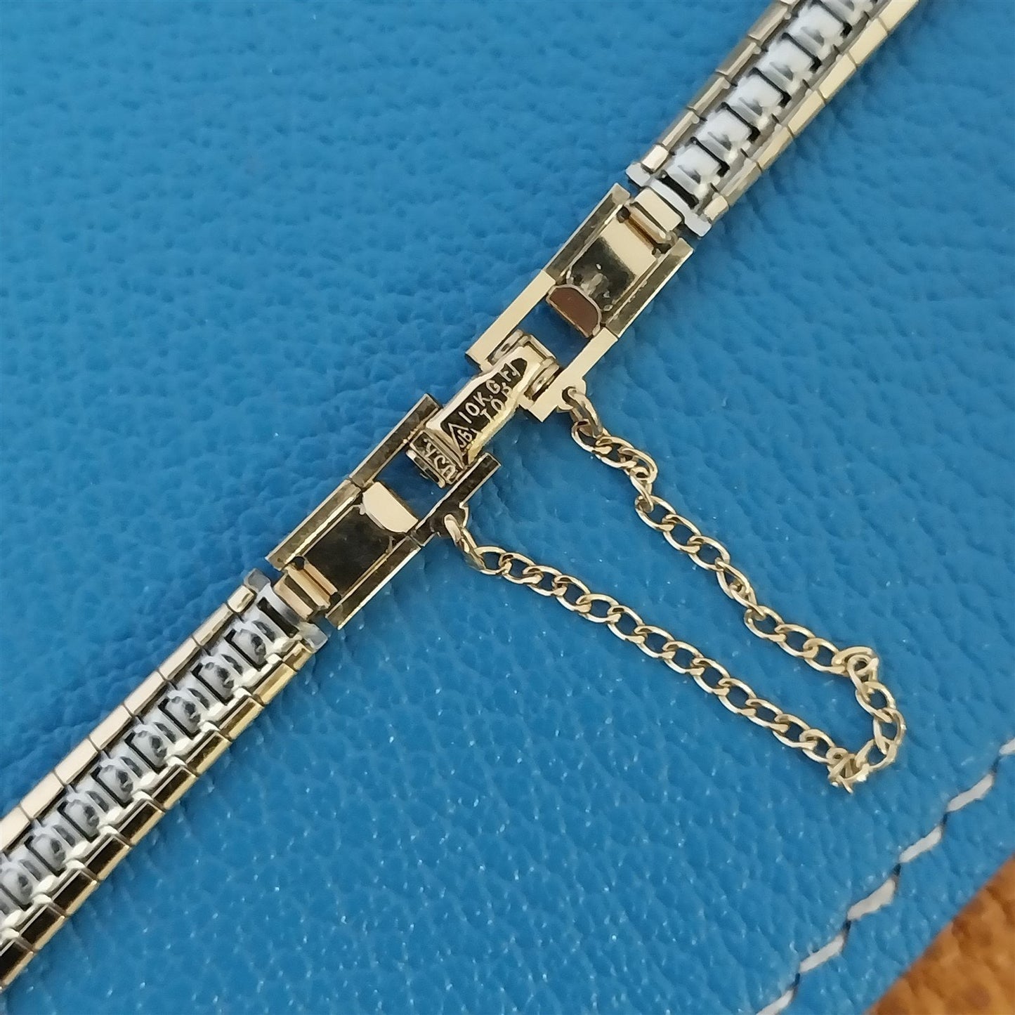 Classic Yellow Gold-Filled Ladies JB Champion Unused 1960s Vintage Watch Band