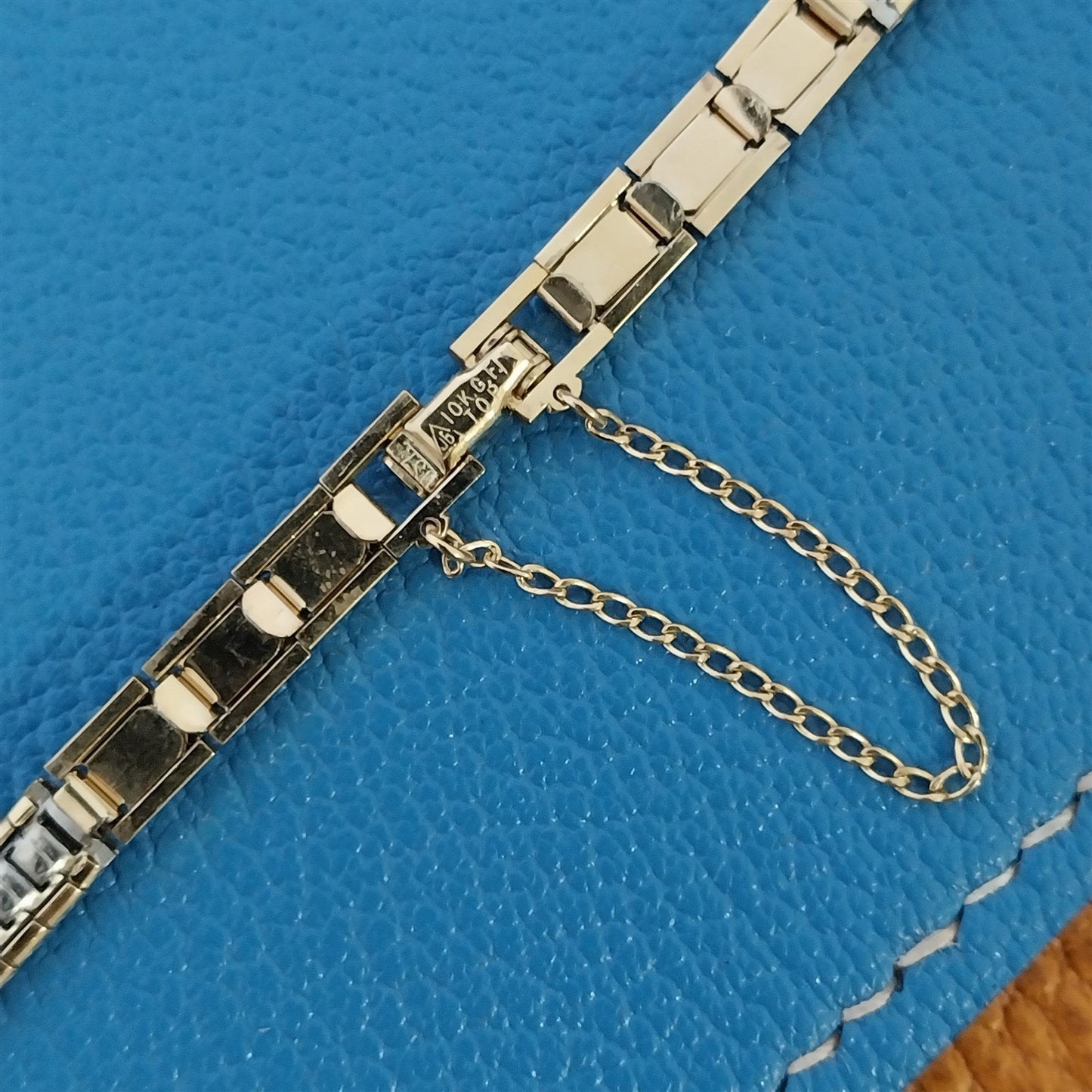 Classic Yellow Gold-Filled Ladies JB Champion Unused 1960s Vintage Watch Band