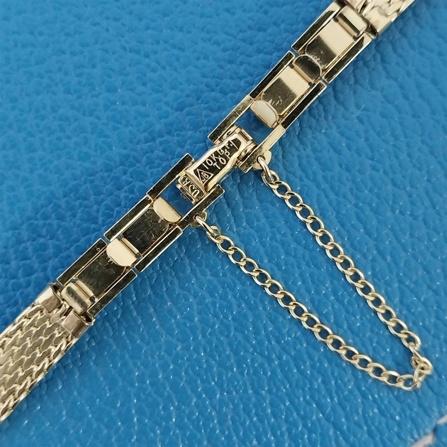 Classic Yellow Gold-Filled Ladies JB Champion Unused 1960s Vintage Watch Band