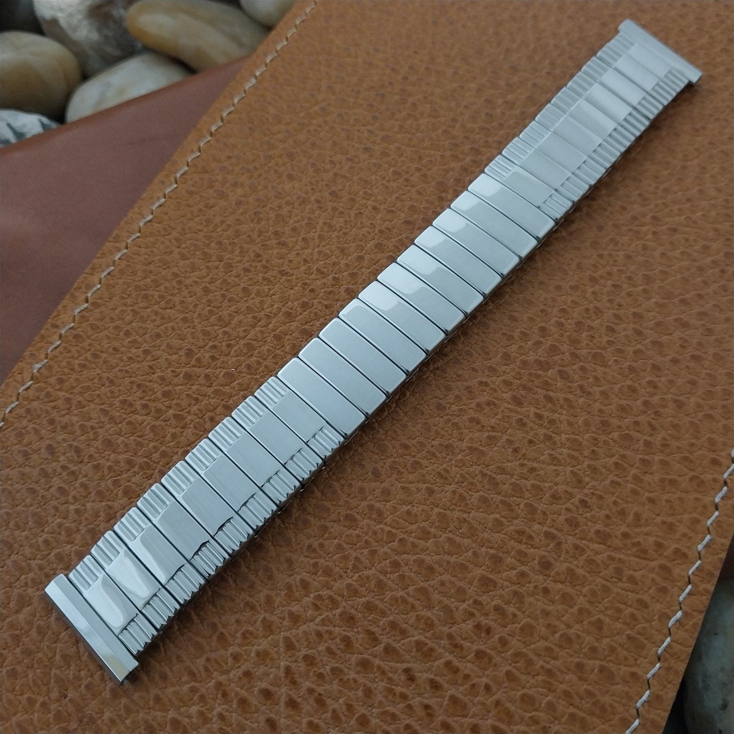 Vintage 16mm 17mm 17.2mm Stainless Steel Expansion nos Duchess 1950s Watch Band