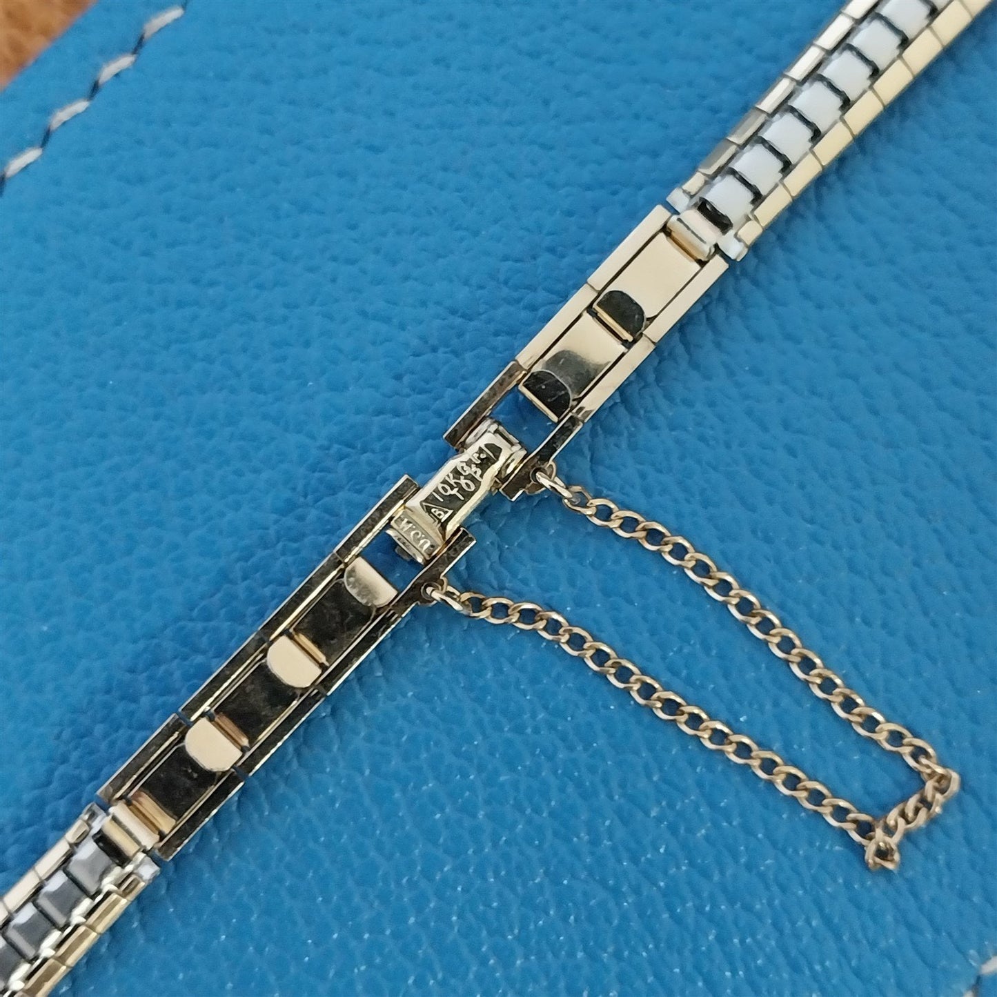 Classic Yellow Gold-Filled Ladies JB Champion Unused 1960s Vintage Watch Band