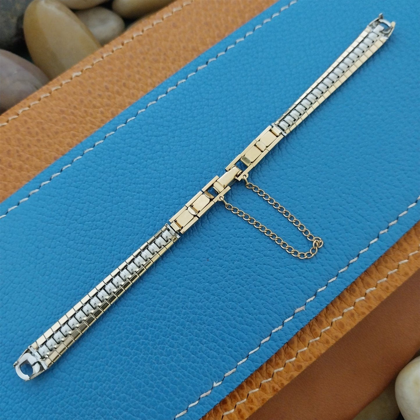 Classic Yellow Gold-Filled Ladies JB Champion Unused 1960s Vintage Watch Band