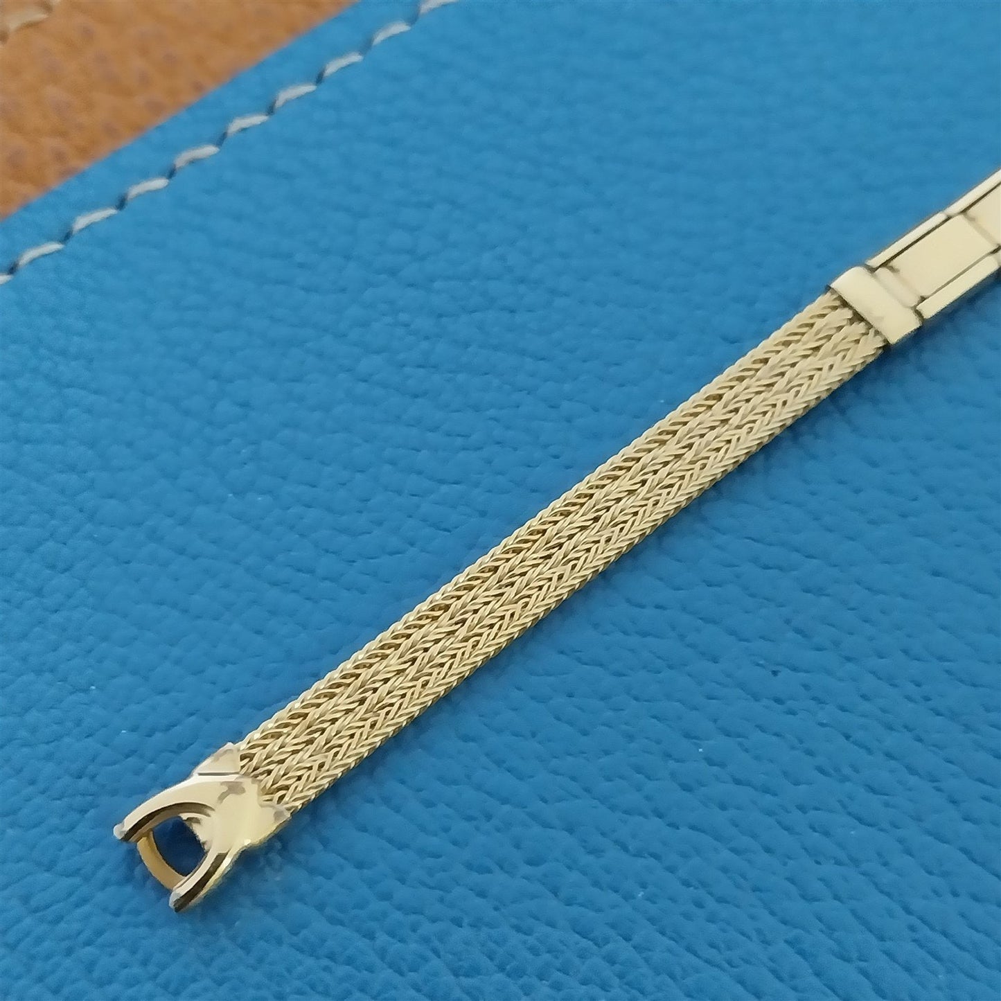 10k Yellow Gold-Filled Mesh Ladies JB Champion Unused 1960s Vintage Watch Band