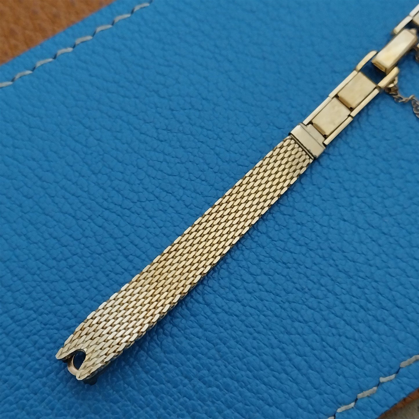 10k Yellow Gold-Filled Mesh Ladies JB Champion Unused 1960s Vintage Watch Band