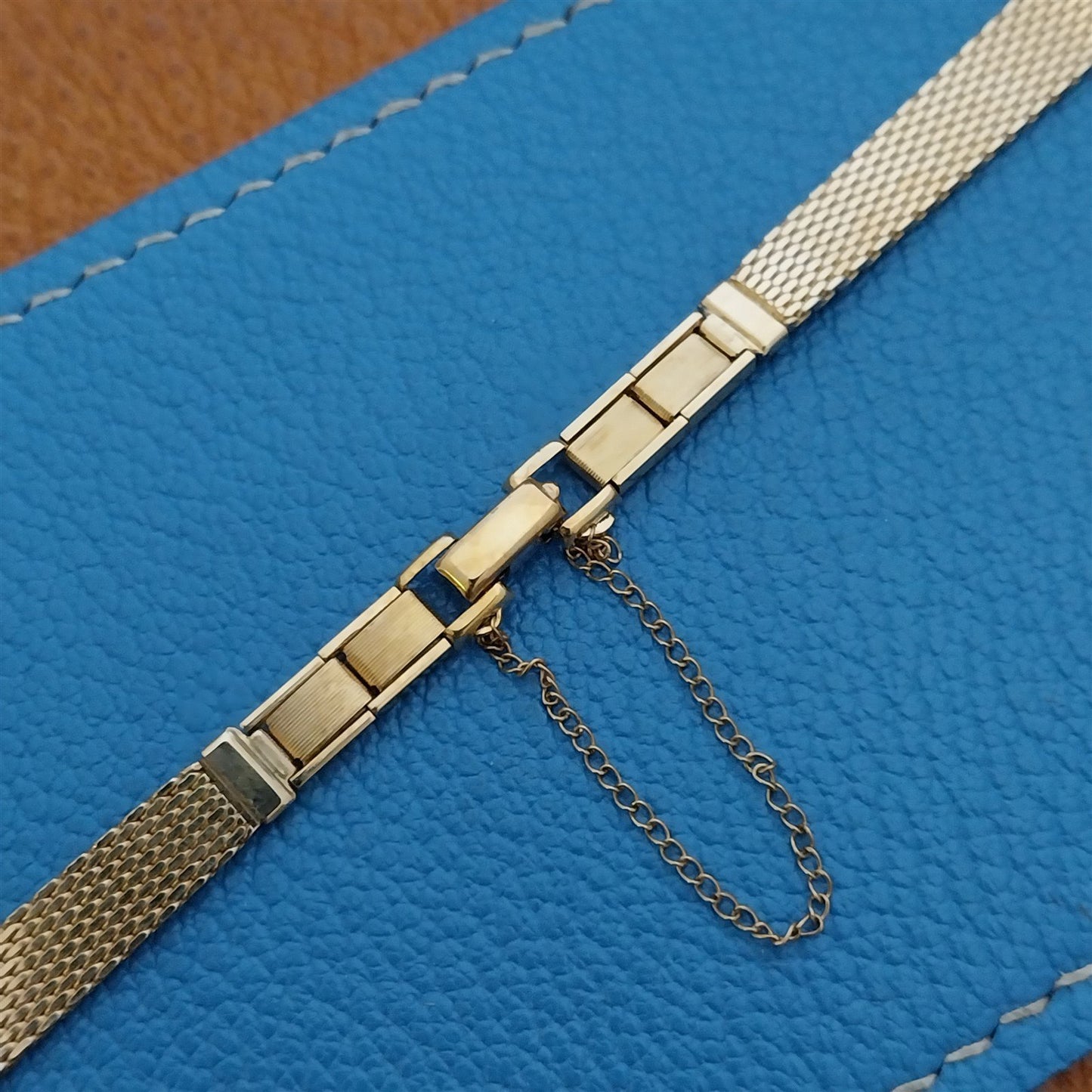 10k Yellow Gold-Filled Mesh Ladies JB Champion Unused 1960s Vintage Watch Band