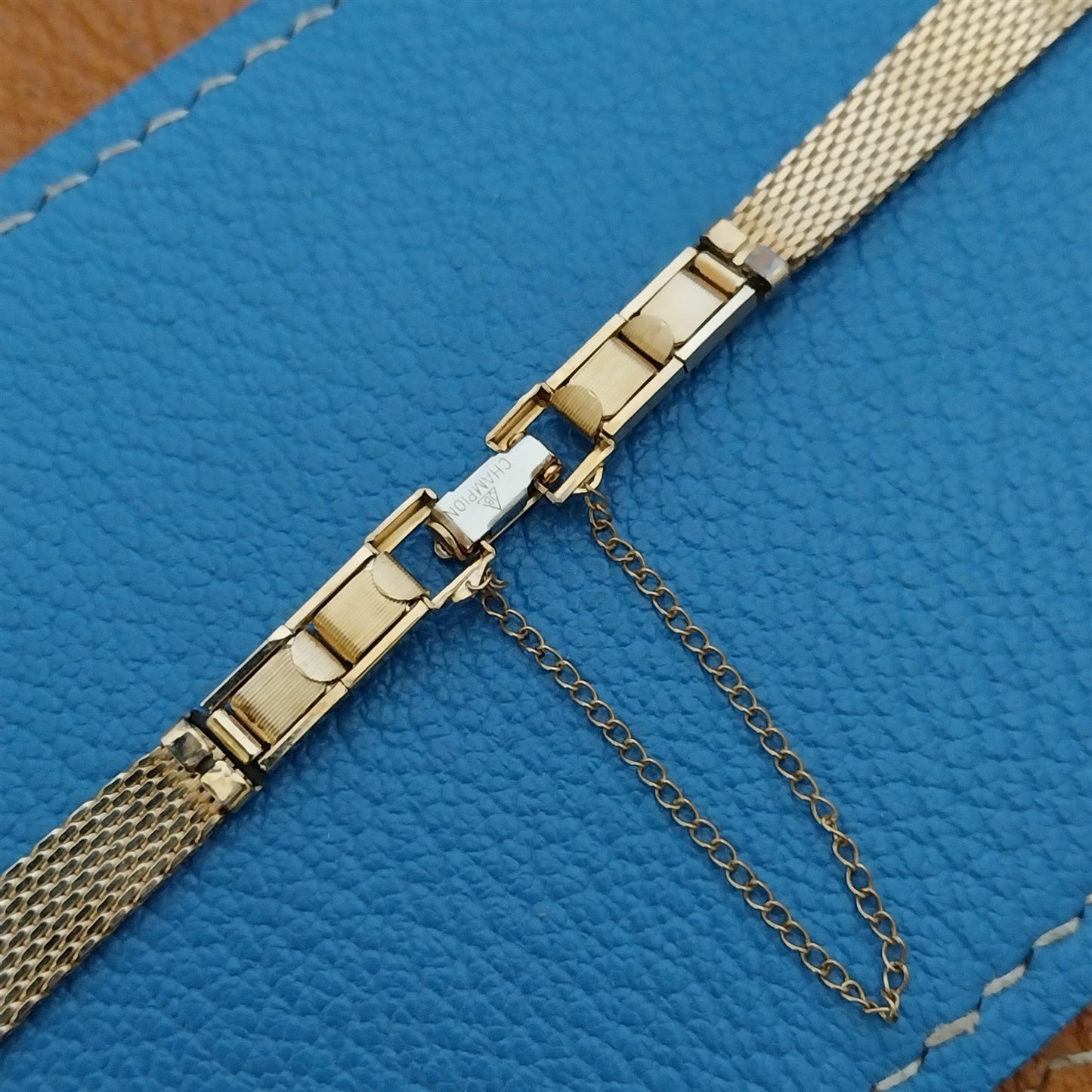 10k Yellow Gold-Filled Mesh Ladies JB Champion Unused 1960s Vintage Watch Band