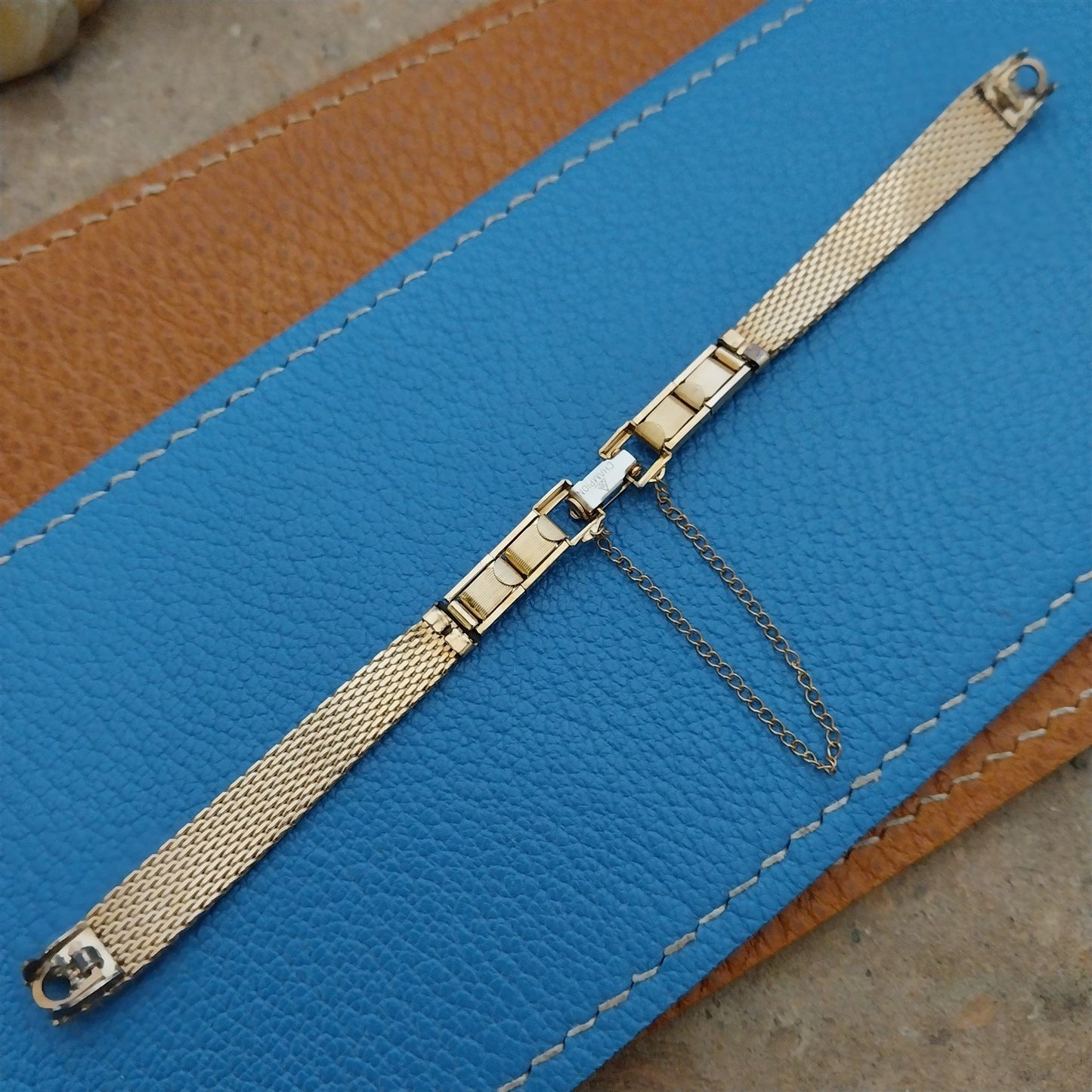 10k Yellow Gold-Filled Mesh Ladies JB Champion Unused 1960s Vintage Watch Band