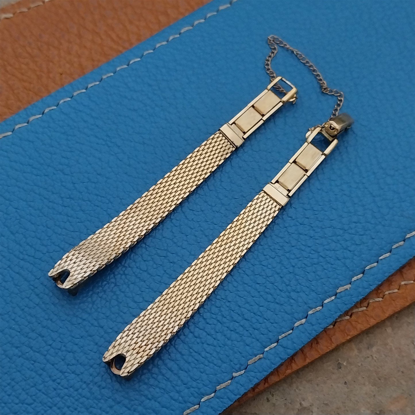 10k Yellow Gold-Filled Mesh Ladies JB Champion Unused 1960s Vintage Watch Band