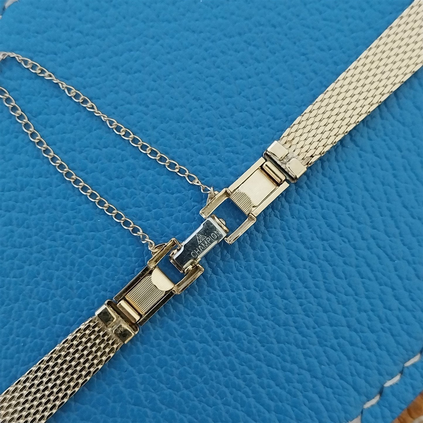 10k Yellow Gold-Filled Mesh Ladies JB Champion Unused 1960s Vintage Watch Band