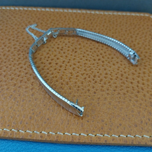 Classic 10k White Gold-Filled Ladies JB Champion Unused 1960s Vintage Watch Band