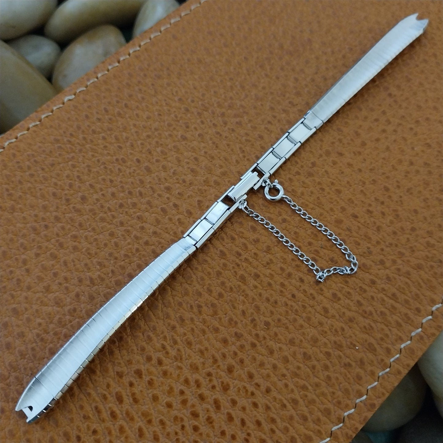 Classic 10k White Gold-Filled Ladies JB Champion Unused 1960s Vintage Watch Band