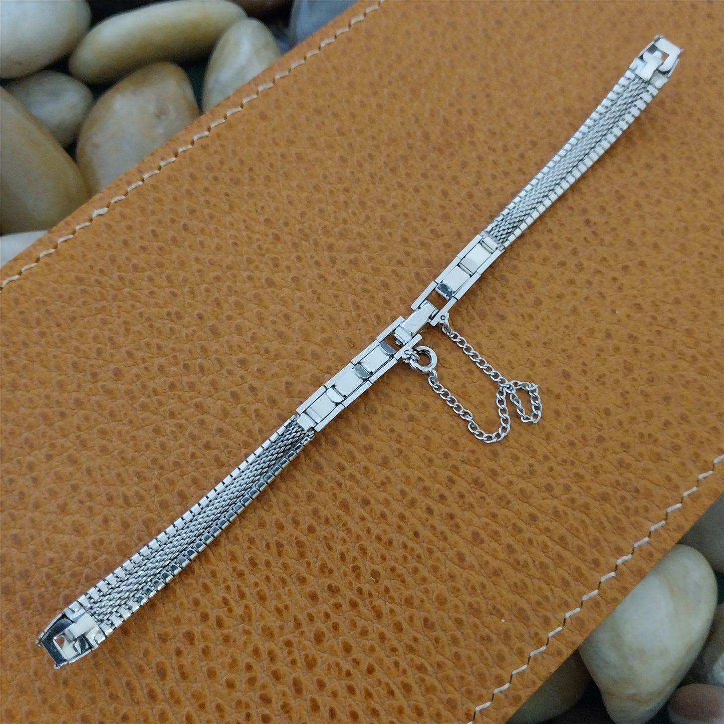 Classic 10k White Gold-Filled Ladies JB Champion Unused 1960s Vintage Watch Band