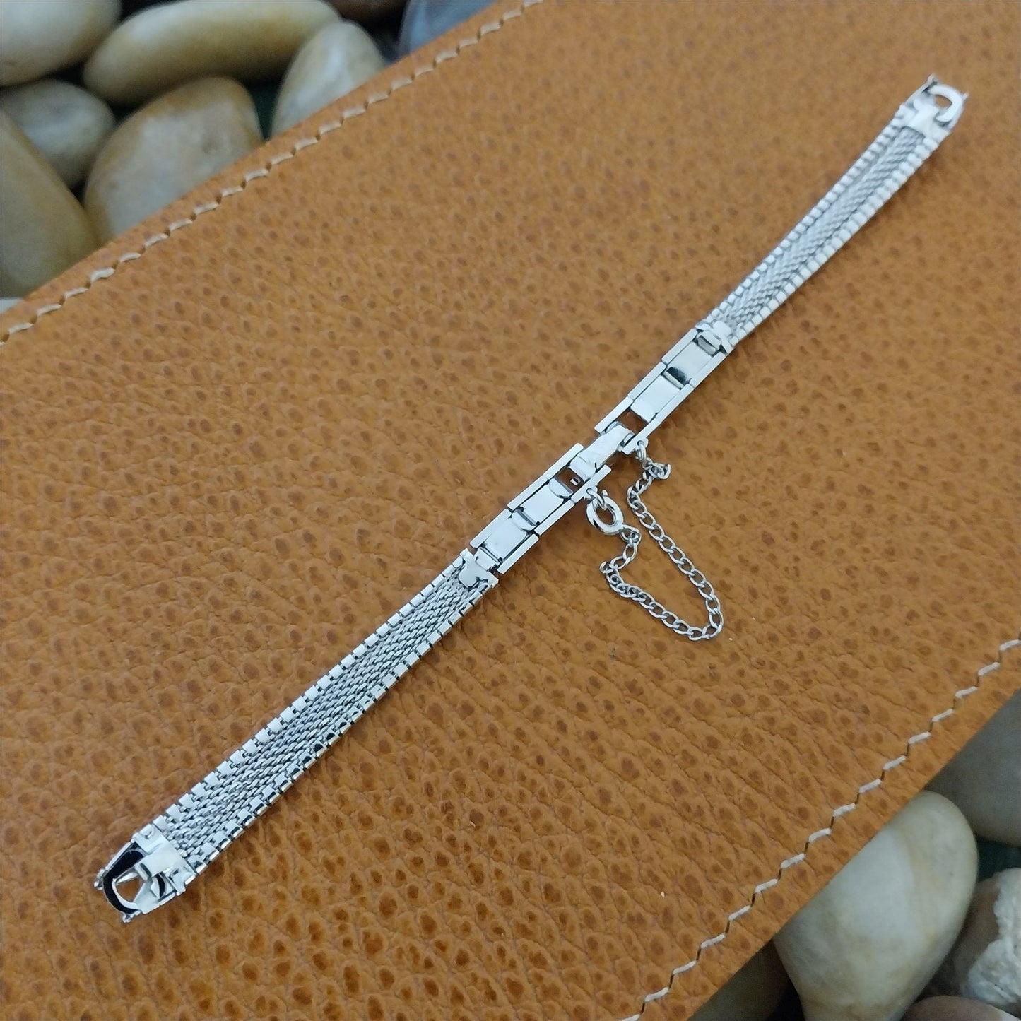 Classic 10k White Gold-Filled Ladies JB Champion Unused 1960s Vintage Watch Band