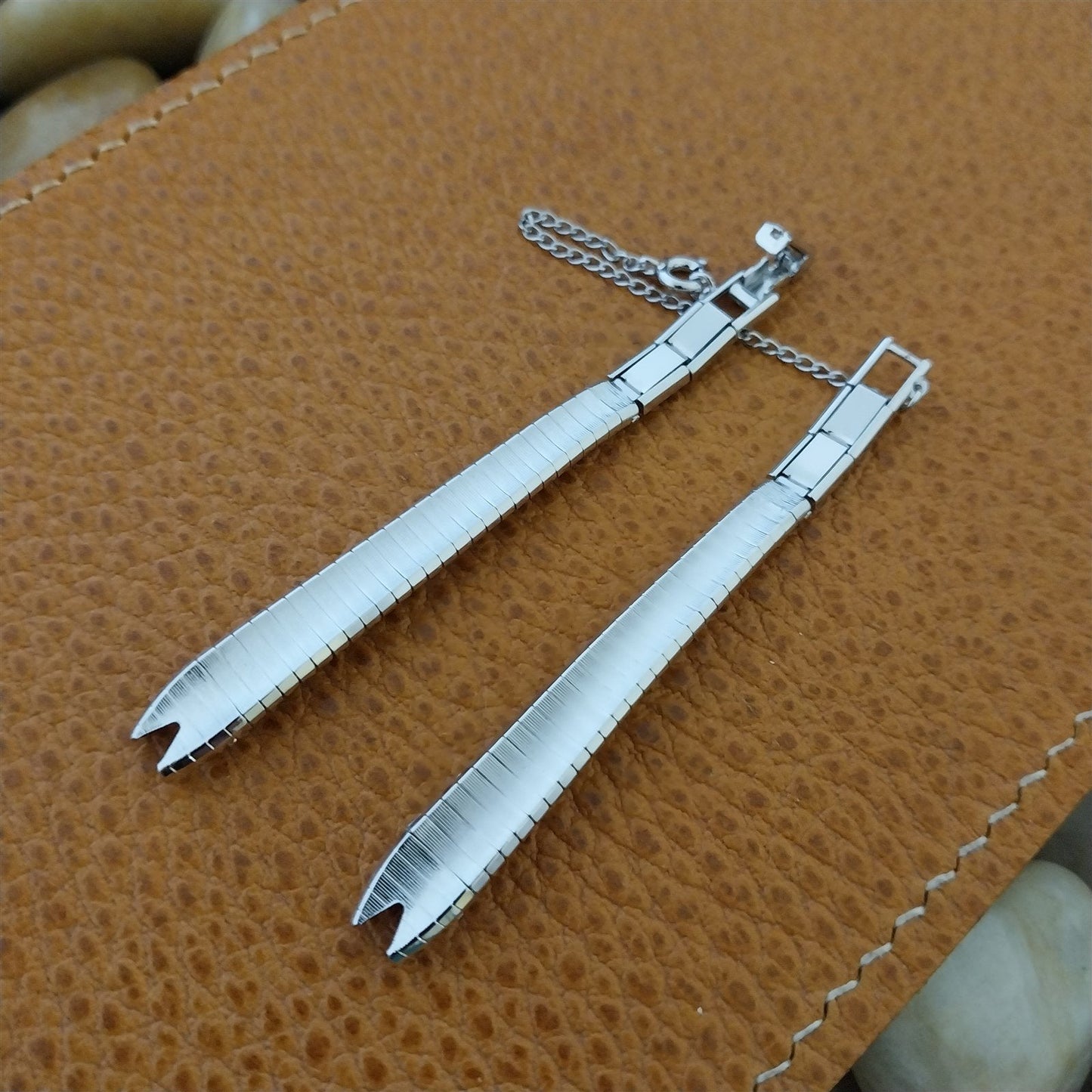 Classic 10k White Gold-Filled Ladies JB Champion Unused 1960s Vintage Watch Band