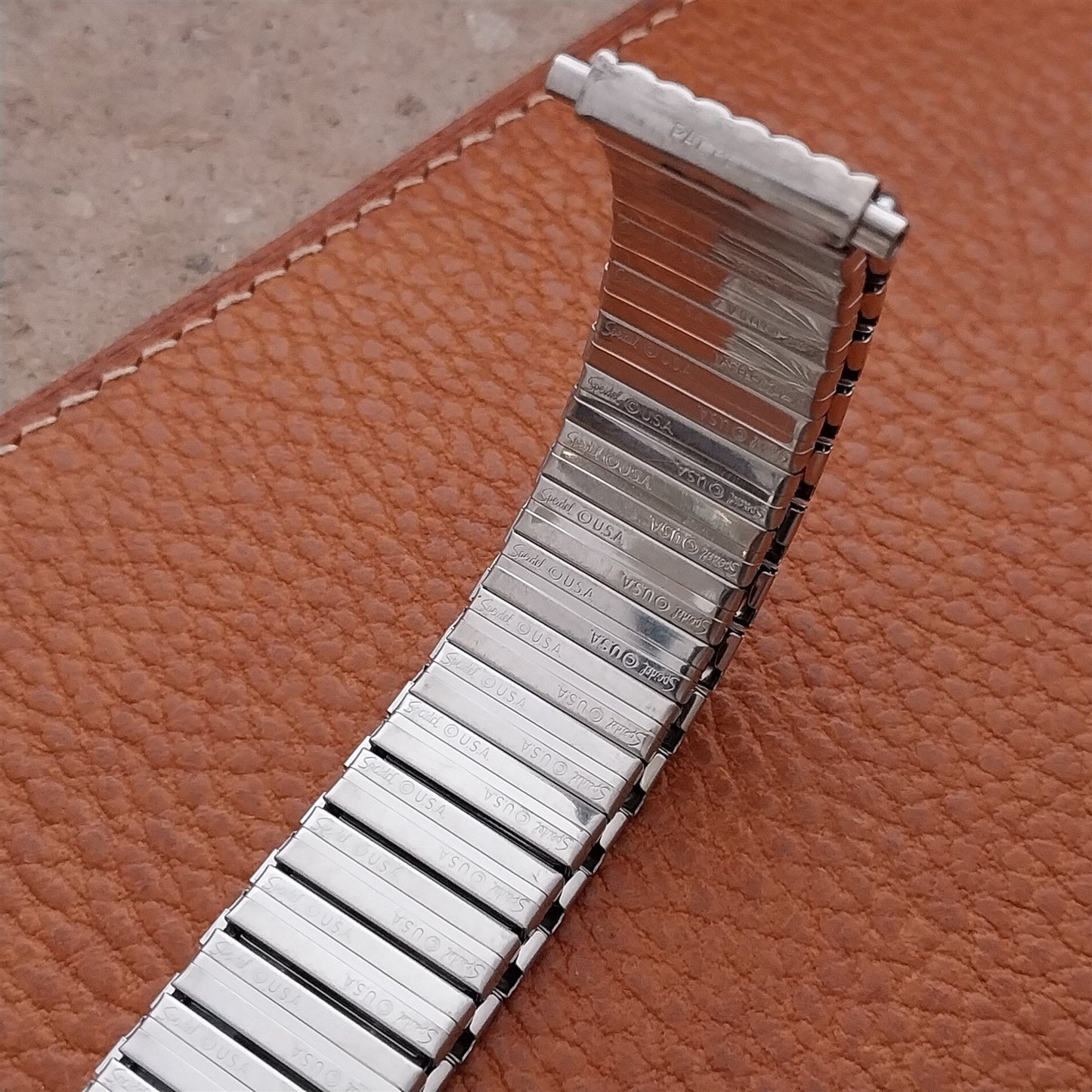 18mm 20mm 22mm Beads of Rice Stainless Speidel Expansion Unused 1970s Watch Band