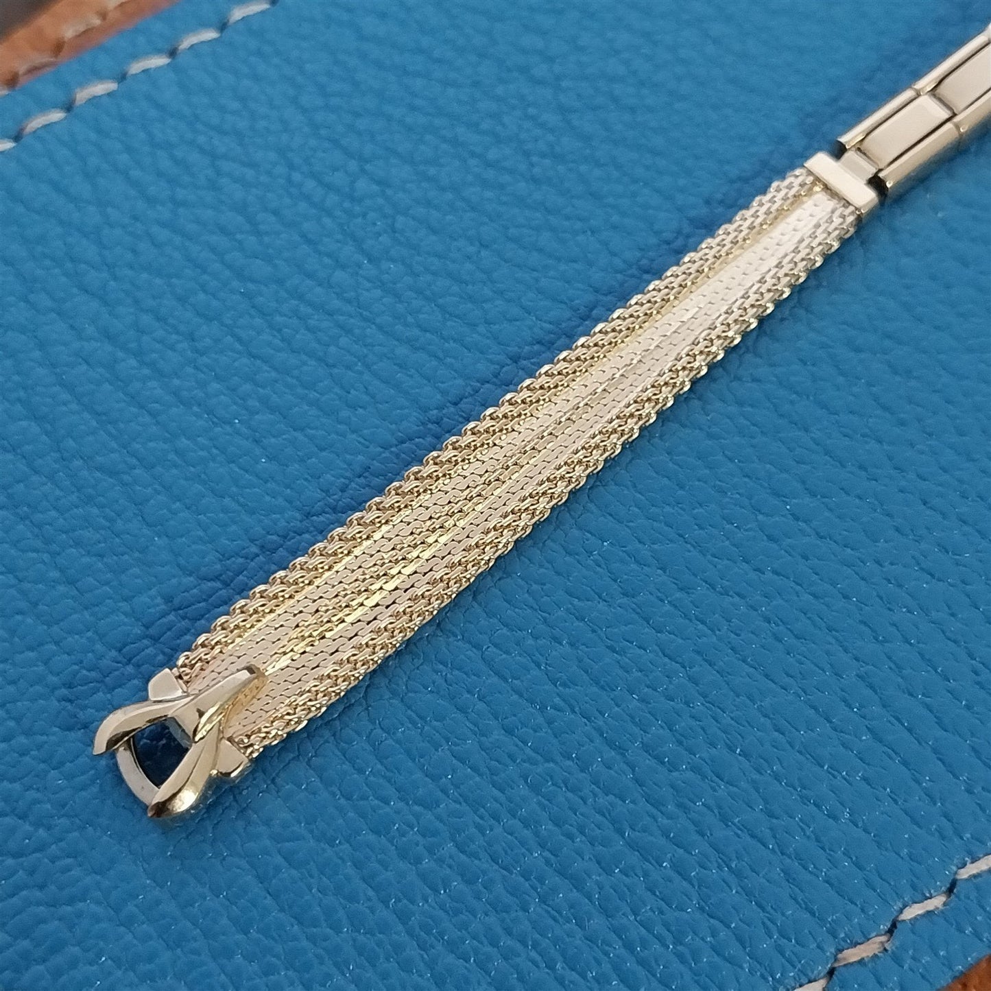 Speidel Classic 10k Gold-Filled Mesh Unused 1960s Vintage Ladies Watch Band