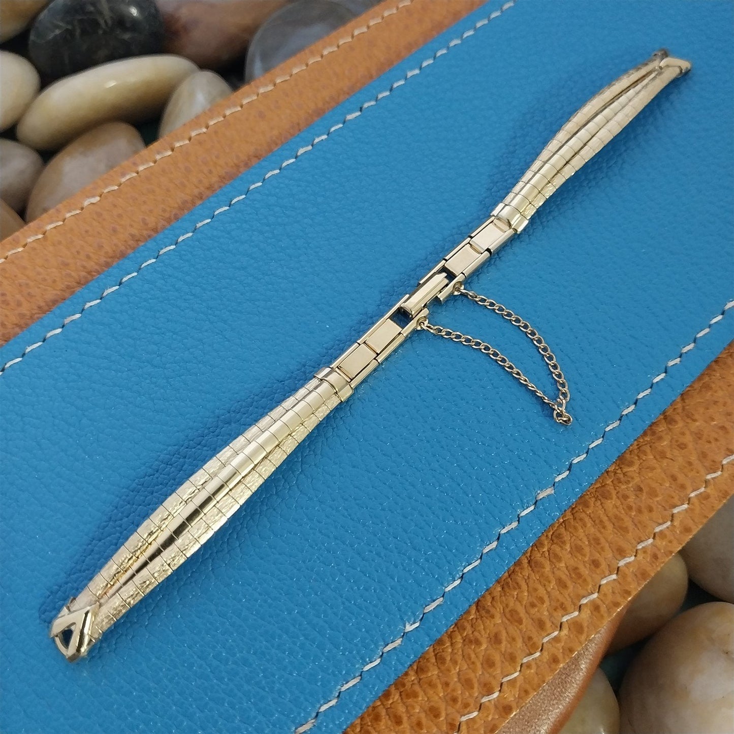 Classic Yellow Gold-Filled Ladies JB Champion Unused 1960s Vintage Watch Band