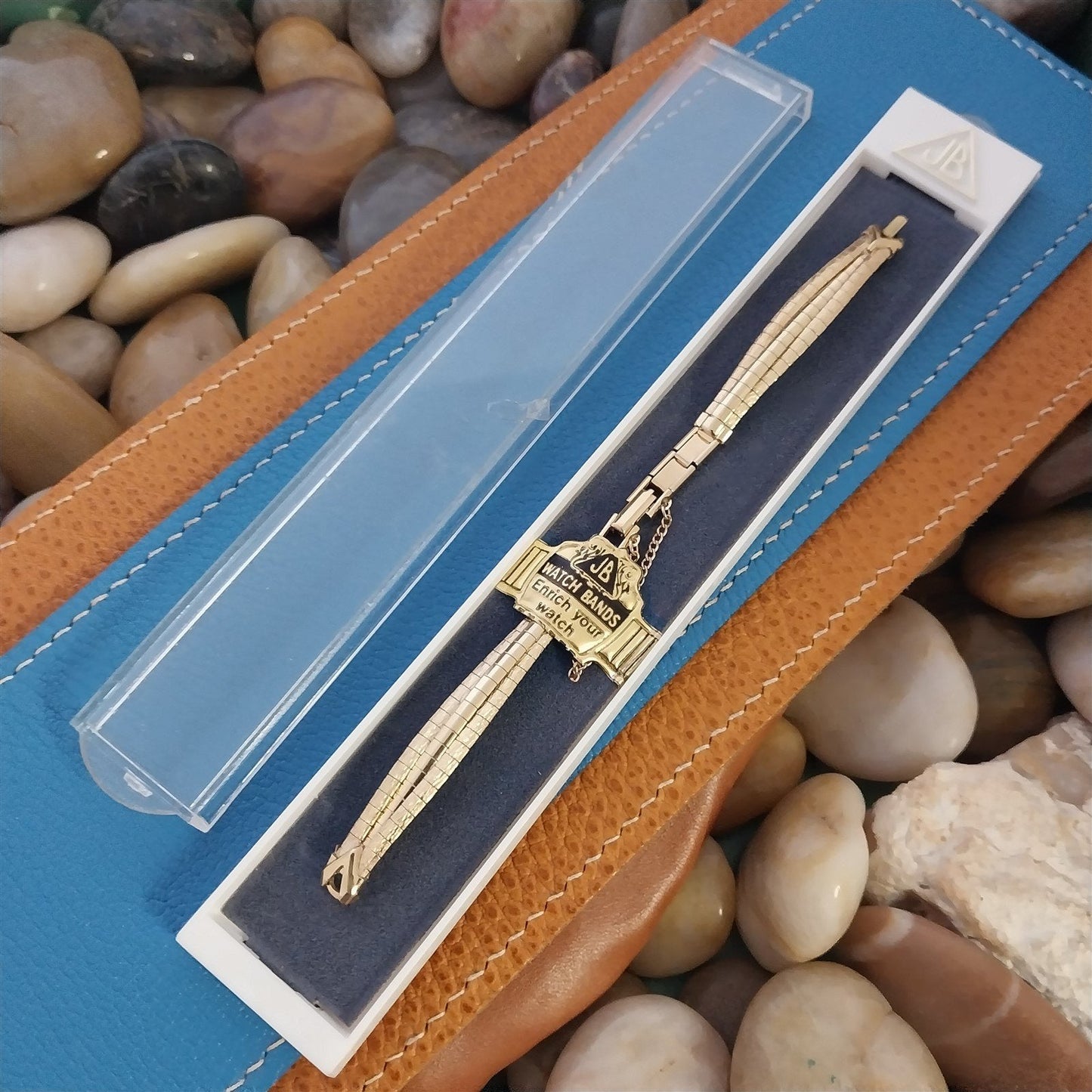 Classic Yellow Gold-Filled Ladies JB Champion Unused 1960s Vintage Watch Band