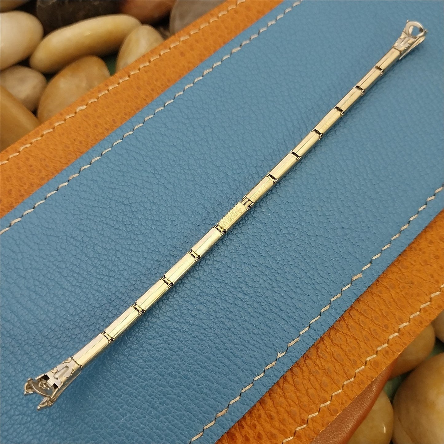 Ladies 10k Gold-Filled & Rhinestone JB Champion Unused 1960s Vintage Watch Band