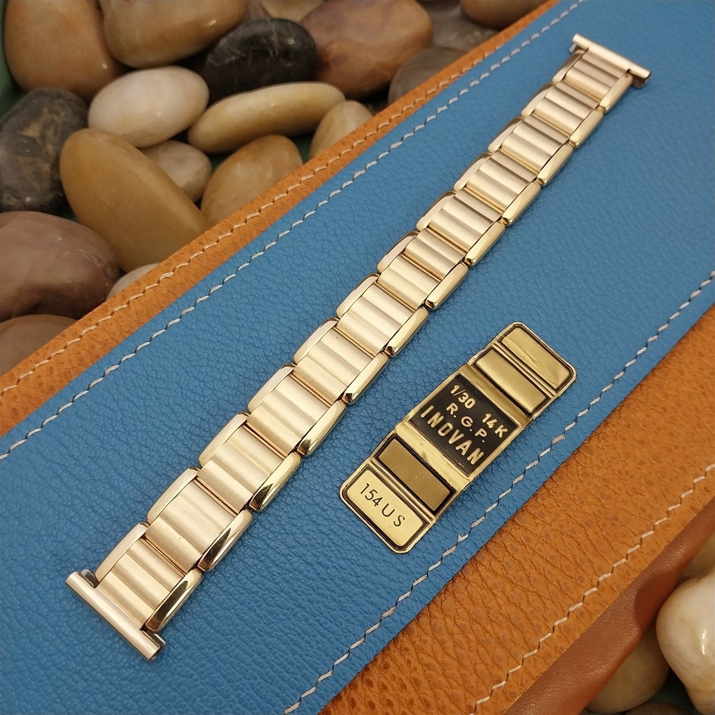 20mm 19mm 18mm 14k Gold RGP Kiefer-Cadman Unused 1950s 1960s Vintage Watch Band