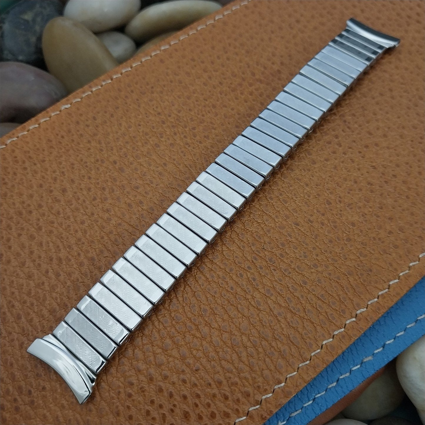 1950s Airflex Canada Made Stainless Steel New Old Vintage Watch Band 19mm nos