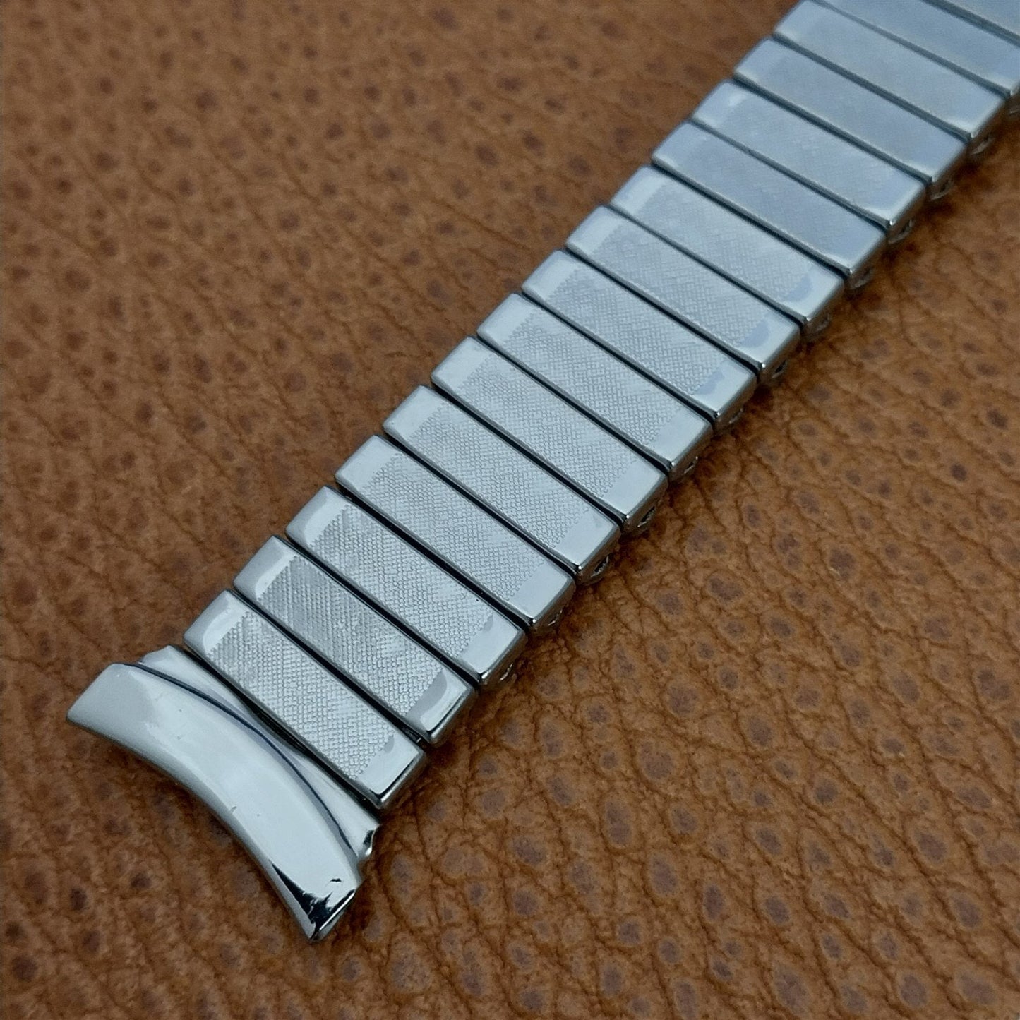 1950s Airflex Canada Made Stainless Steel New Old Vintage Watch Band 19mm nos