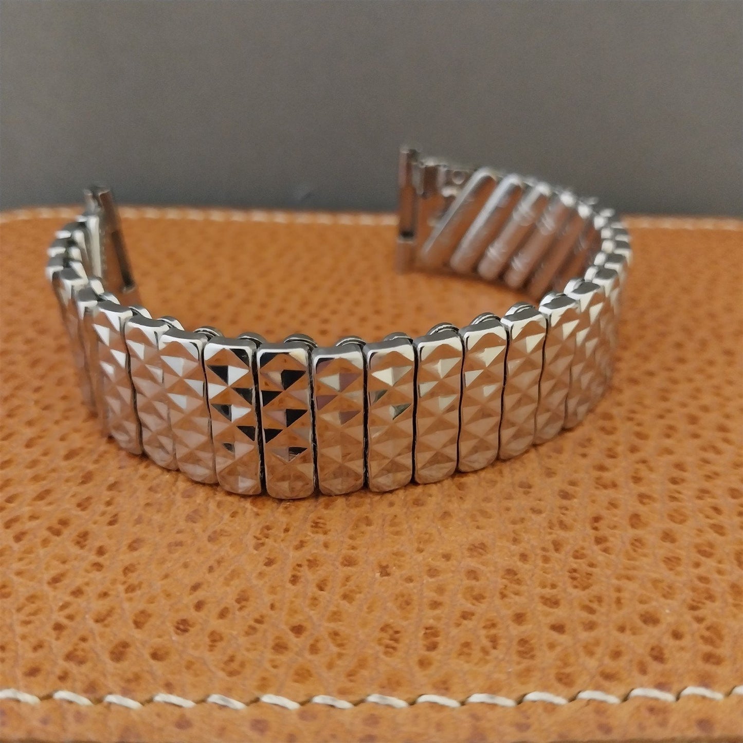 Vintage 16mm 18mm 19mm 1950s JB Champion NOS Stainless Steel Unused Watch Band