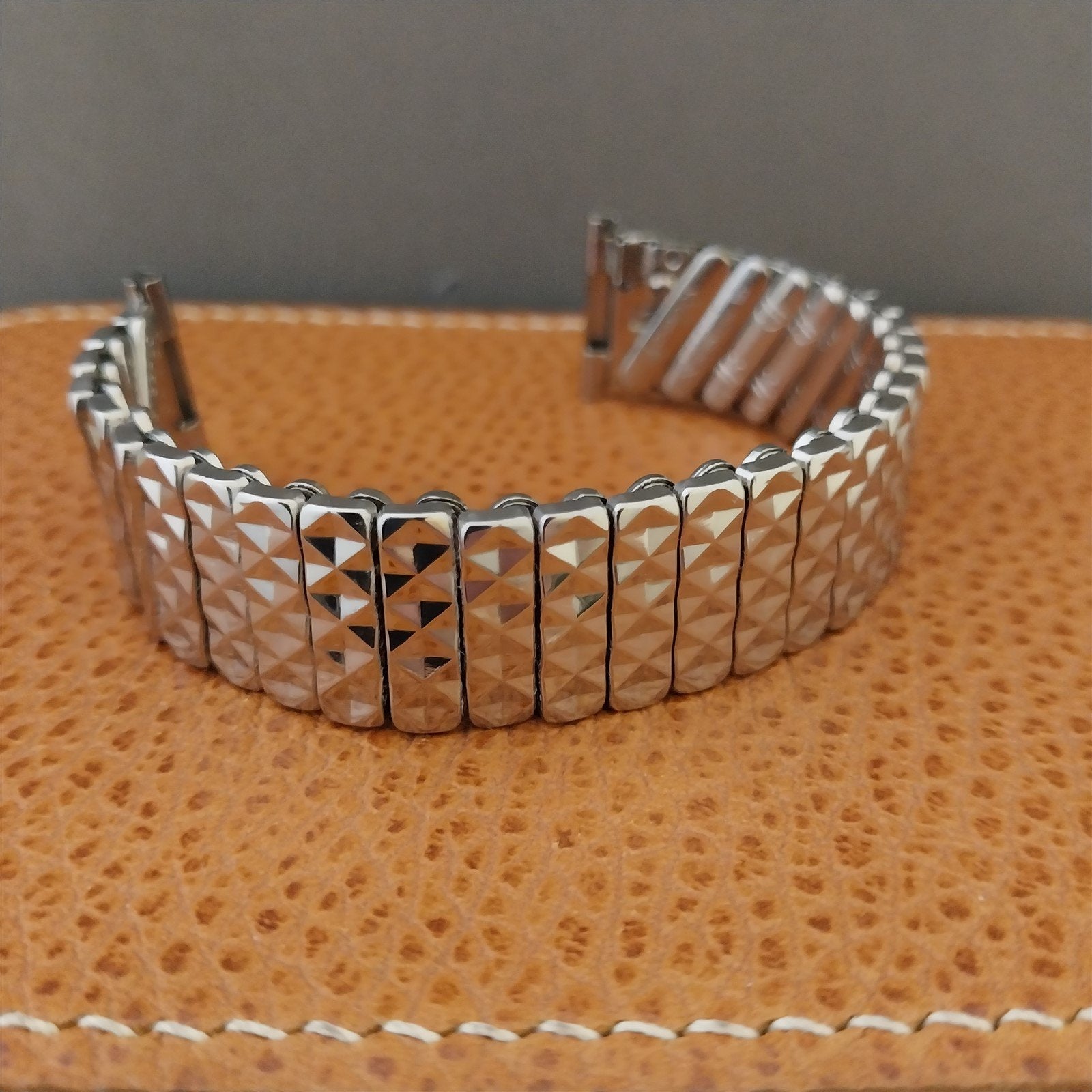 Vintage 16mm 18mm 19mm 1950s JB Champion NOS Stainless Steel Unused Watch Band