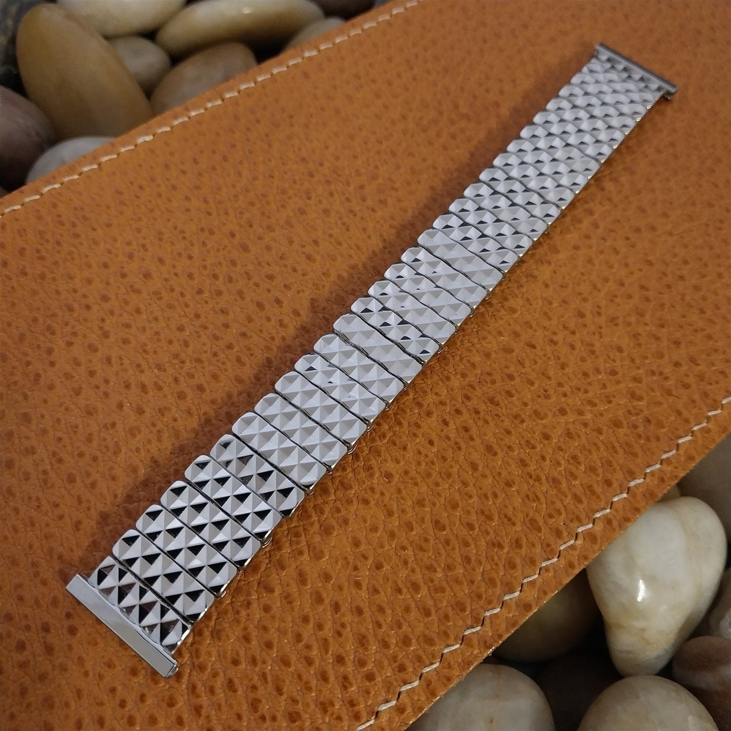 Vintage 16mm 18mm 19mm 1950s JB Champion NOS Stainless Steel Unused Watch Band