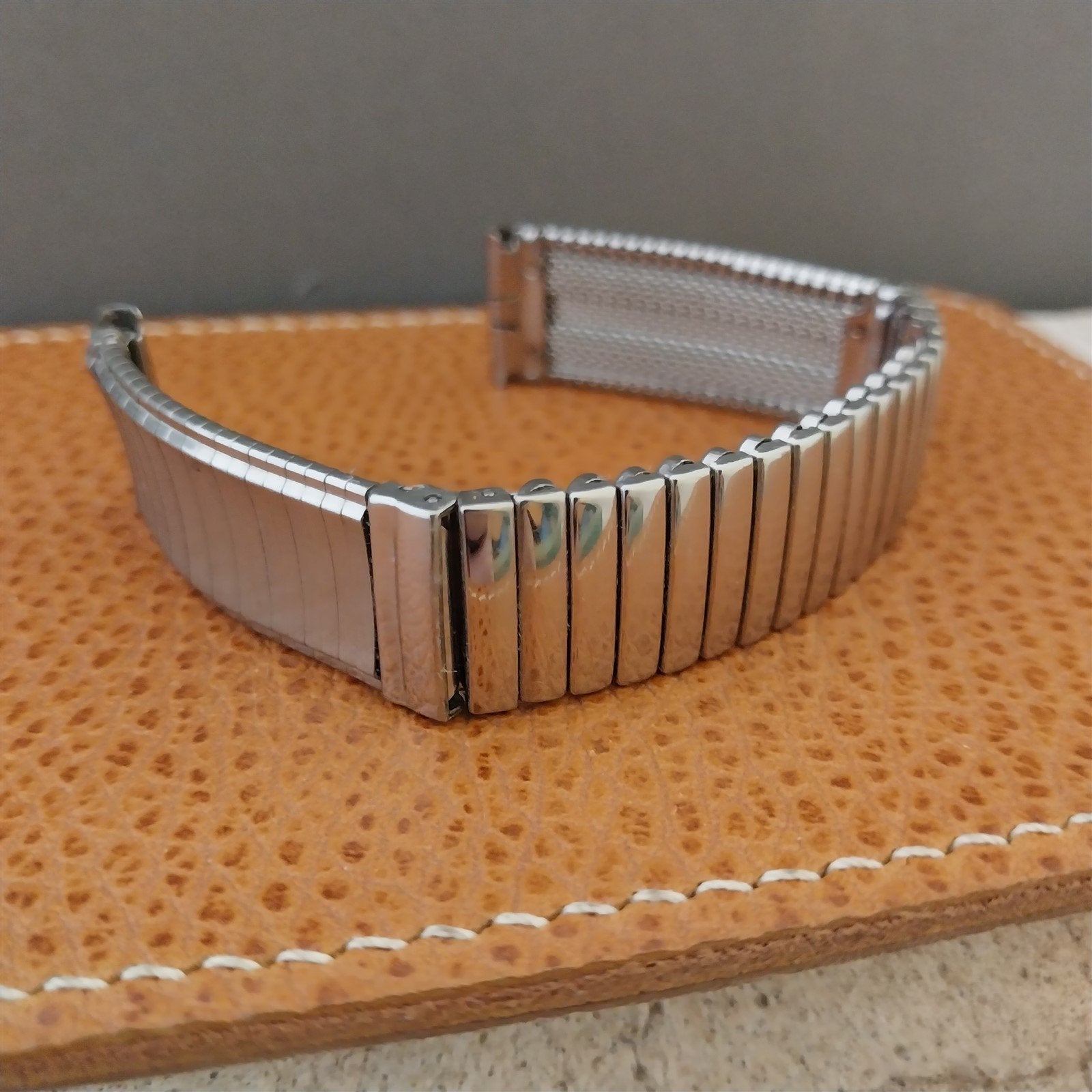 Vintage 17.2mm JB Champion Classic Stainless Steel Unused 1960s Watch Band