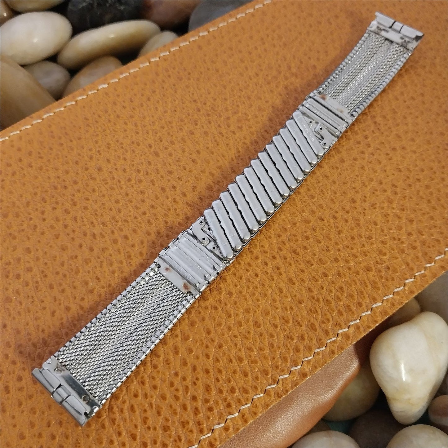 Vintage 17.2mm JB Champion Classic Stainless Steel Unused 1960s Watch Band