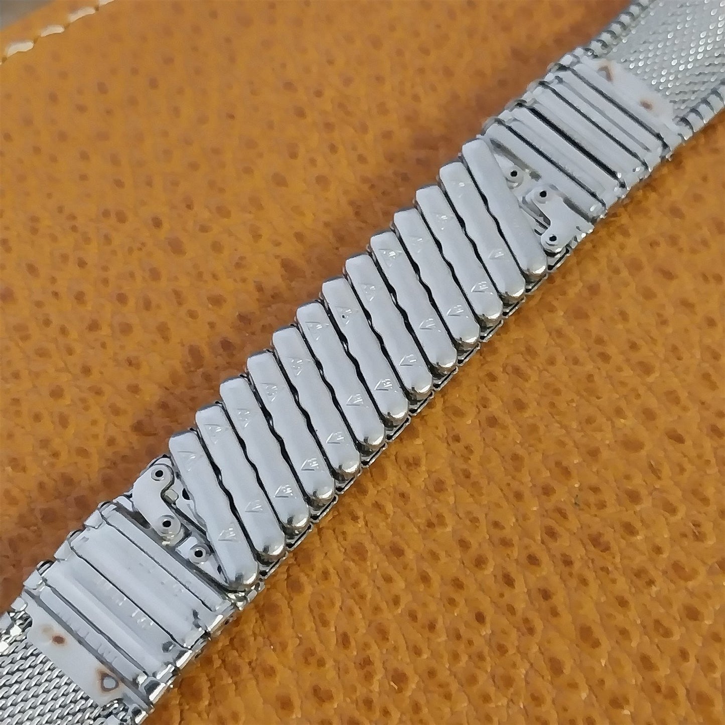 Vintage 17.2mm JB Champion Classic Stainless Steel Unused 1960s Watch Band