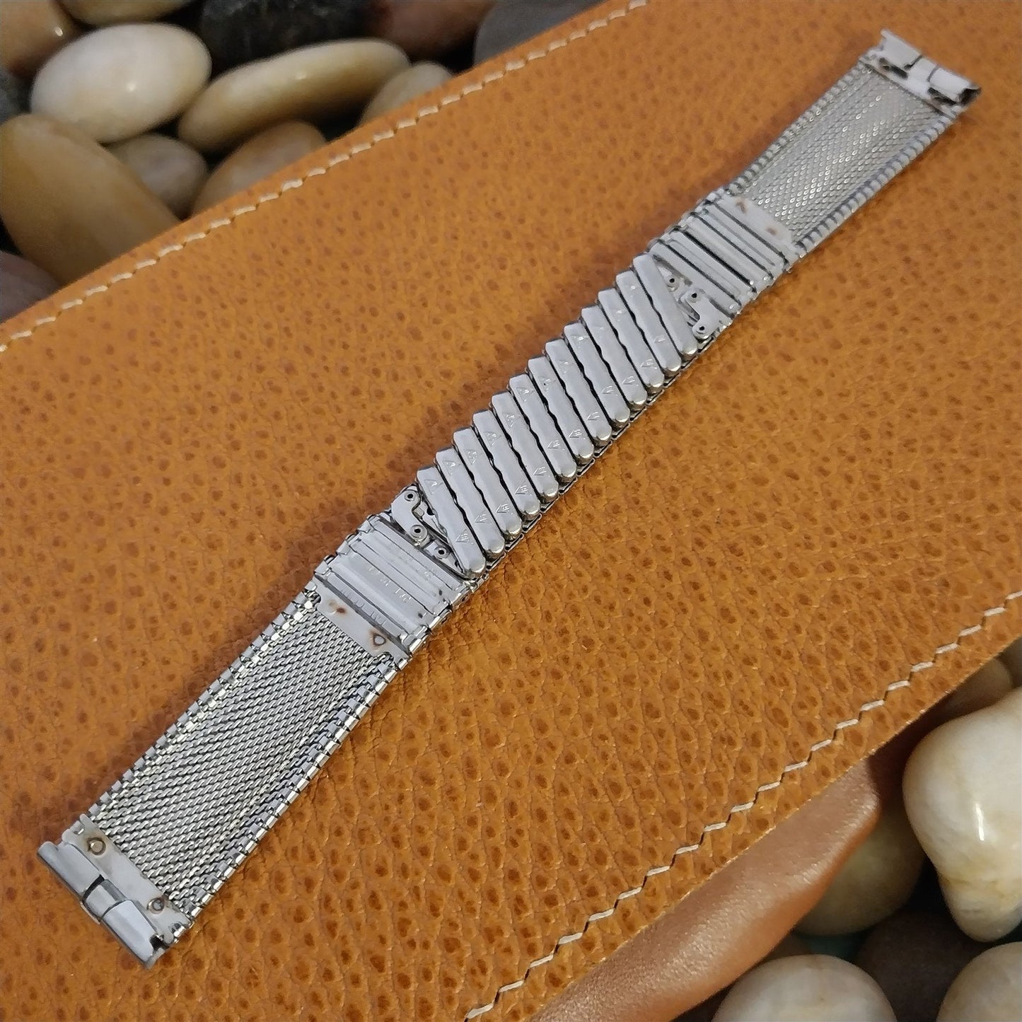 Vintage 17.2mm JB Champion Classic Stainless Steel Unused 1960s Watch Band