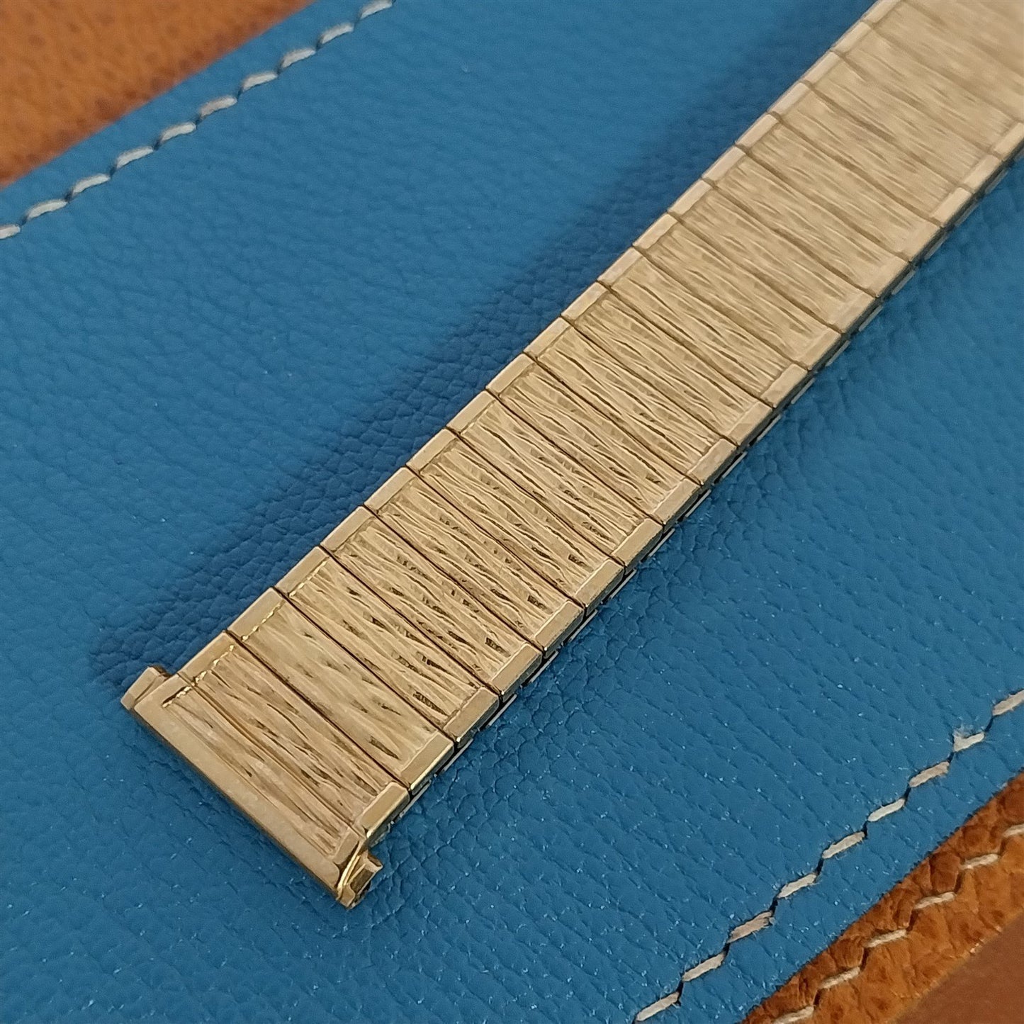 18mm 19mm 17mm Unused Speidel Valencia Calendater 10k Gold Vintage Watch Band