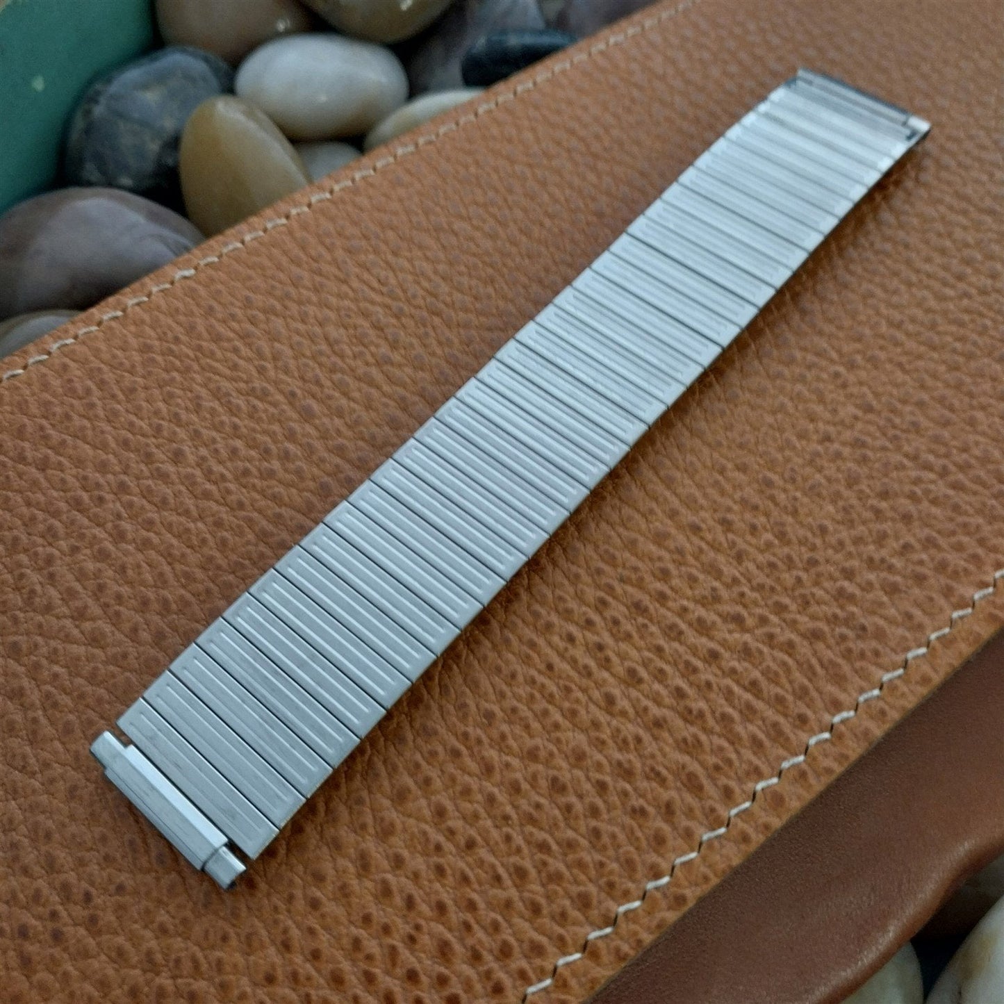 Unused Wide Stainless Steel Expansion 19mm 20mm 22mm nos Vintage Watch Band