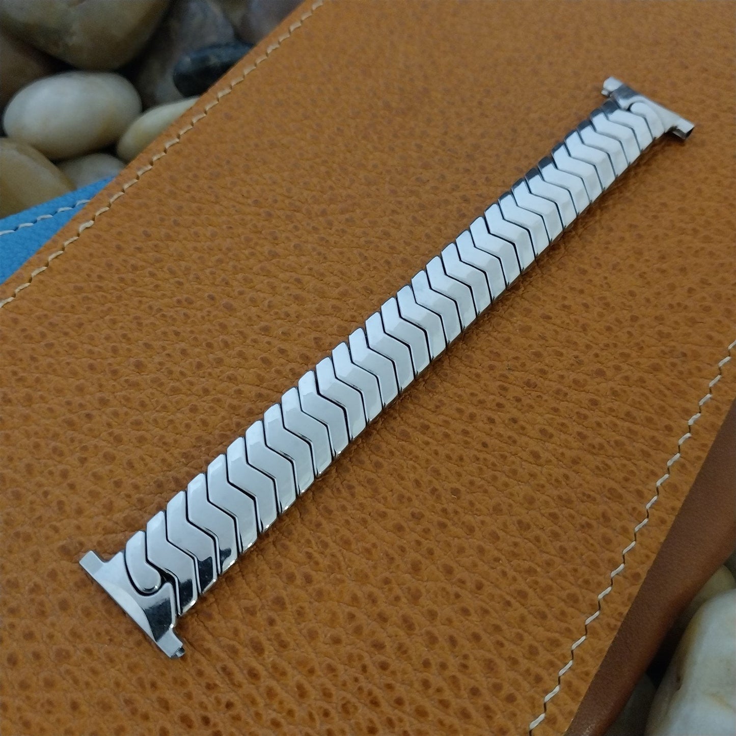 Stainless Steel JB Champion Short Expansion nos 1940s Vintage Watch Band