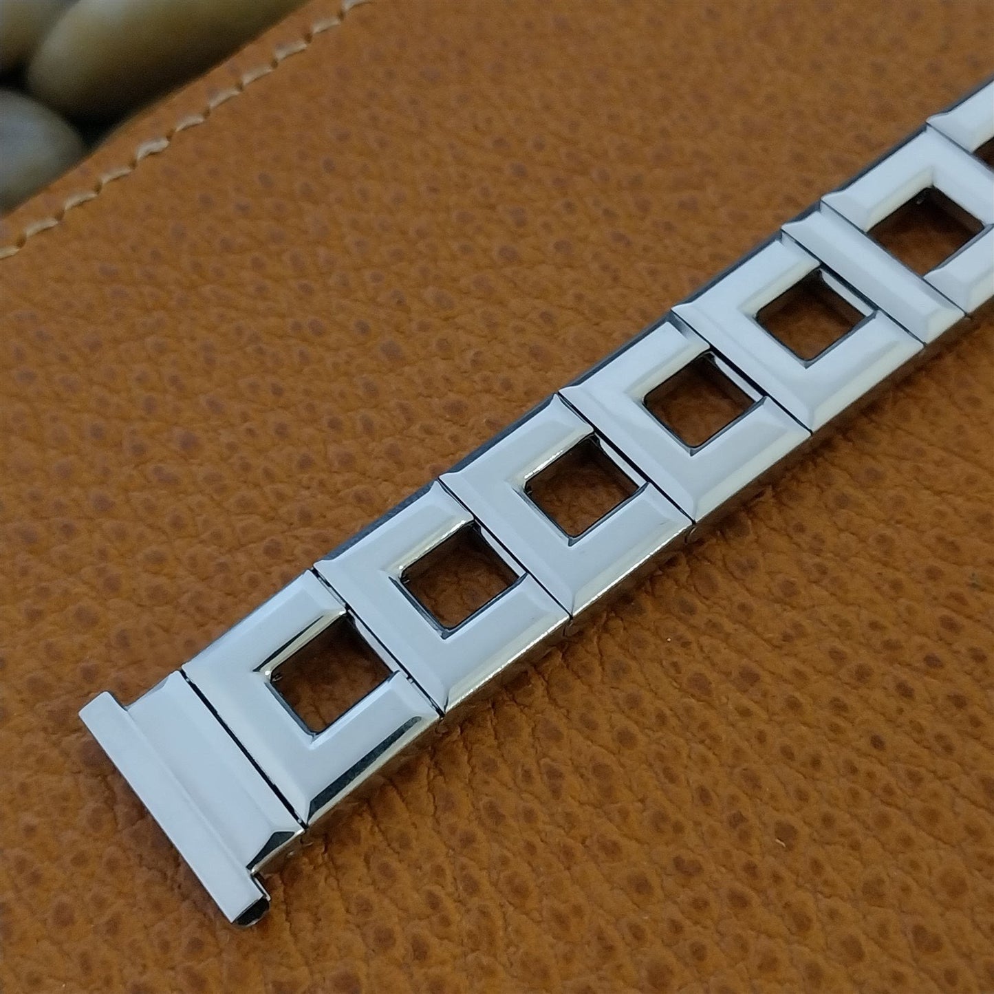 Vintage 19mm 18mm 17mm Stainless Steel Expansion Gemex Classic 1950s Watch Band