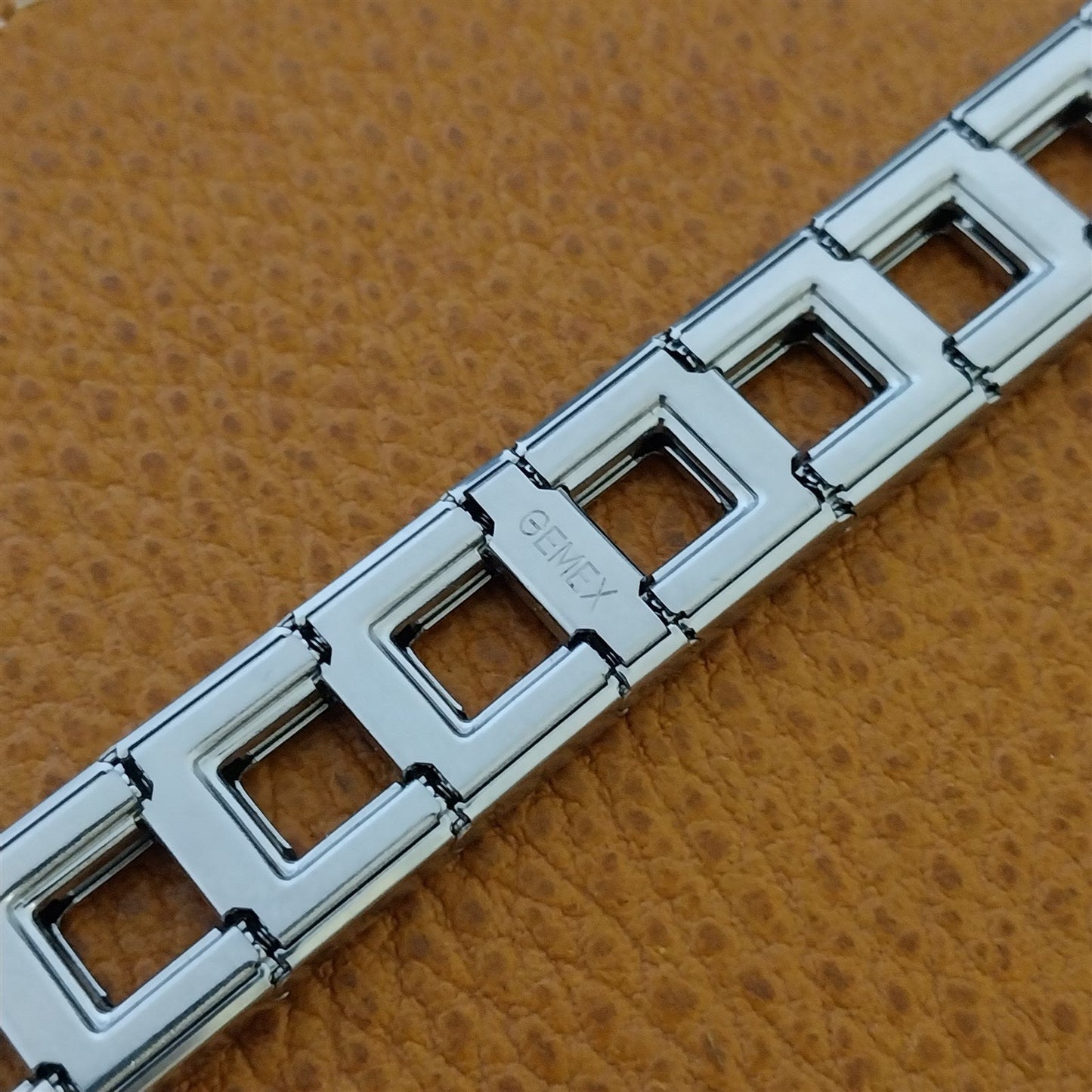 Vintage 19mm 18mm 17mm Stainless Steel Expansion Gemex Classic 1950s Watch Band