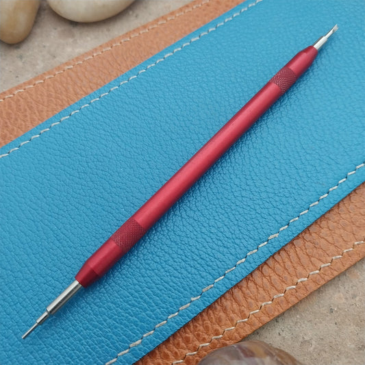 5.25" Red Anodized Aluminum Spring Bar Tool