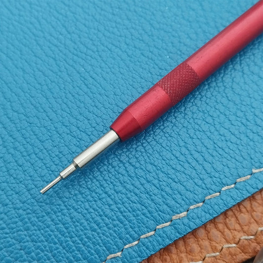 5.25" Red Anodized Aluminum Spring Bar Tool