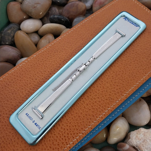 MCM Vintage Ladies 10k White Gold-Filled Kreisler 1/2" Unused Classic Watch Band