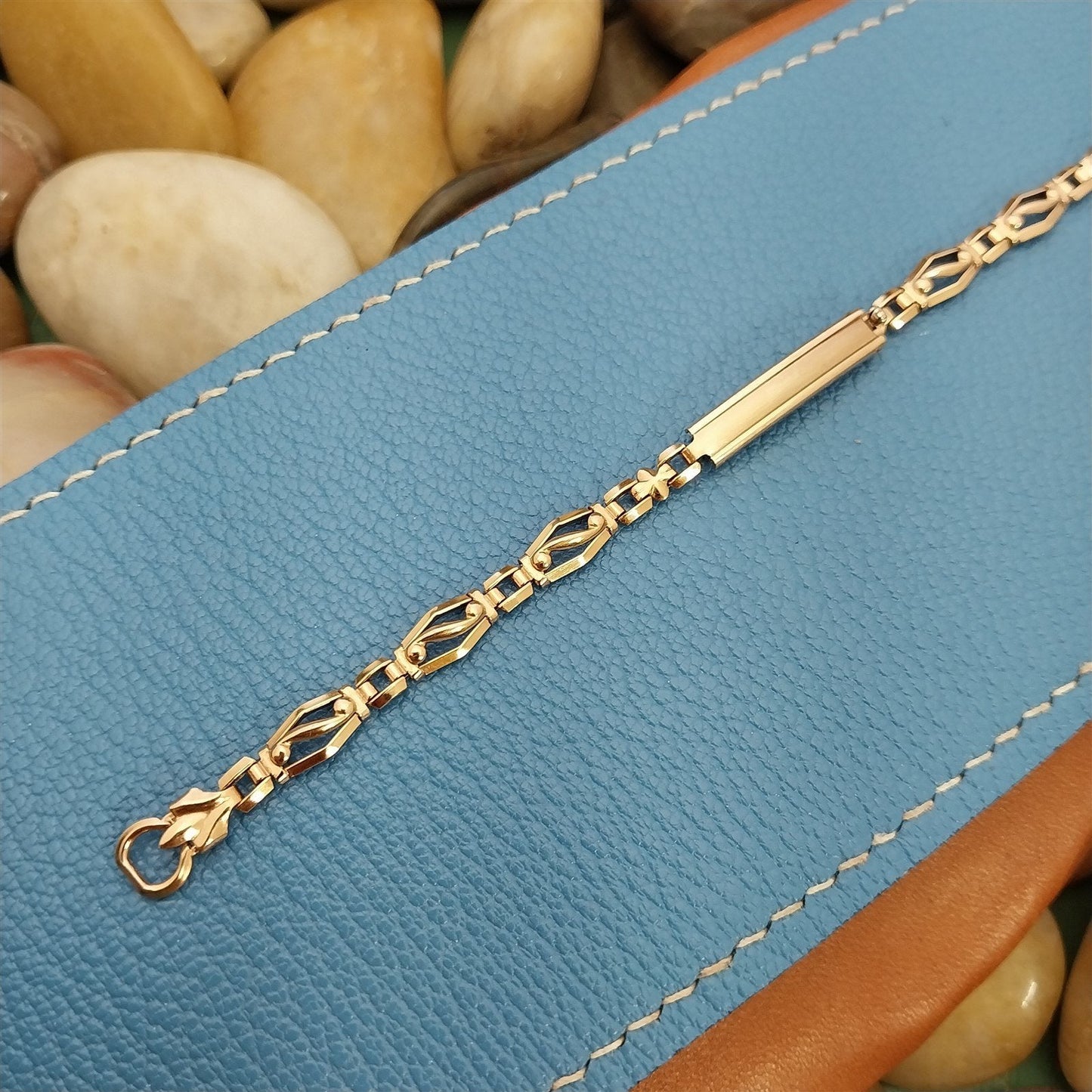 Vintage 12k Rose Gold-Filled Ladies JB Champion Unused 1940s Cocktail Watch Band