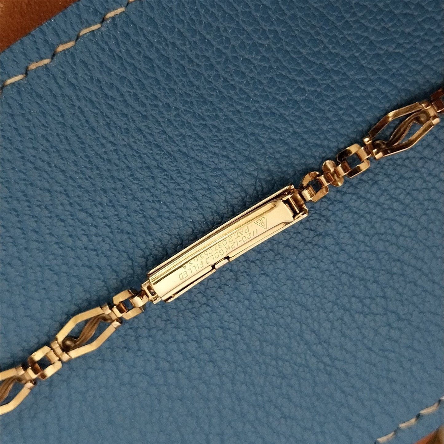 Vintage 12k Rose Gold-Filled Ladies JB Champion Unused 1940s Cocktail Watch Band