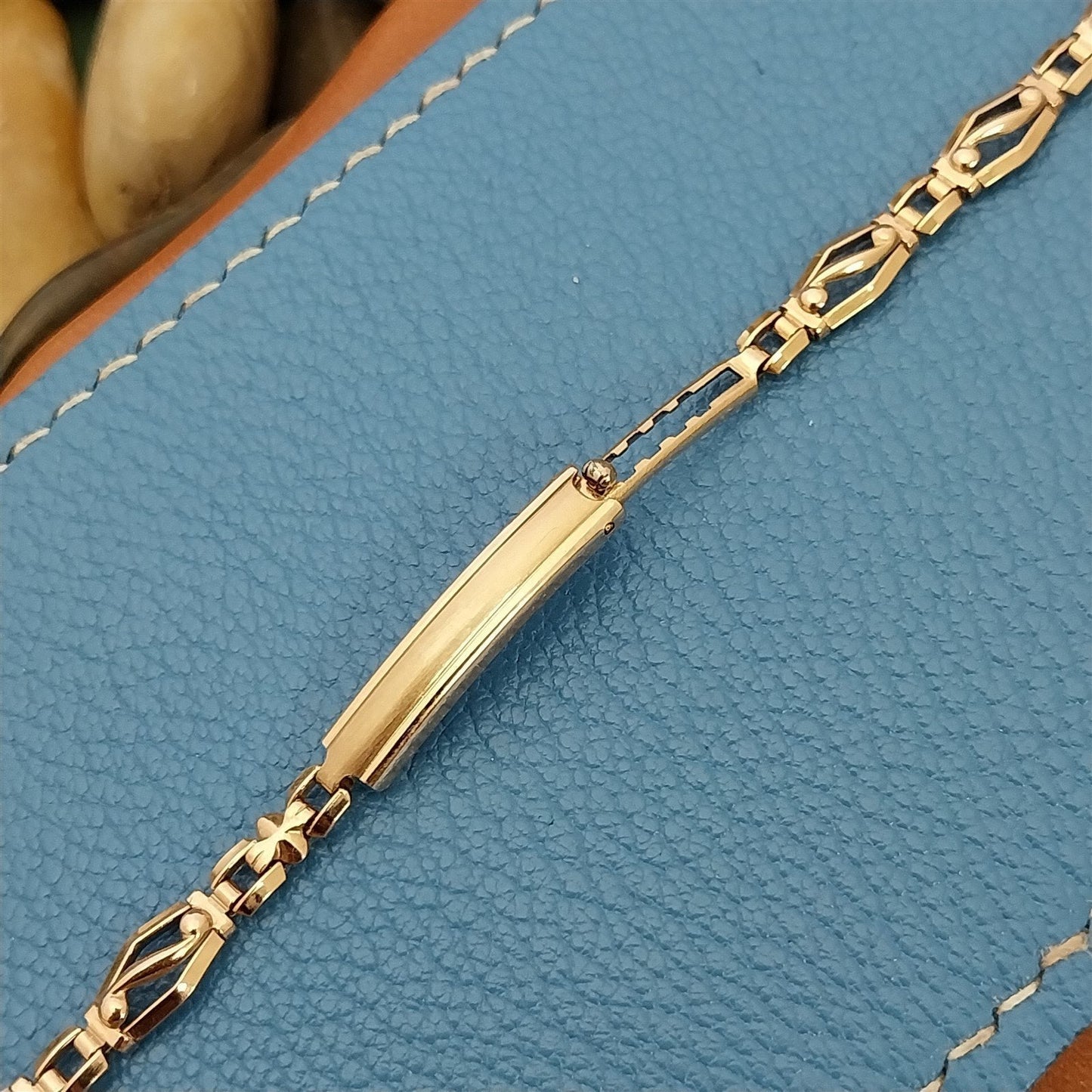 Vintage 12k Rose Gold-Filled Ladies JB Champion Unused 1940s Cocktail Watch Band